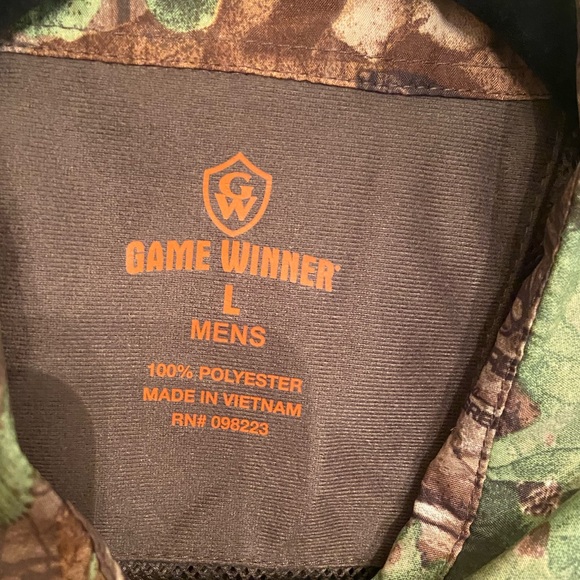 Game Winner RealTree Xtra Green Dura Cool Camo Button down Short Sleeve Shirt - Picture 2 of 7